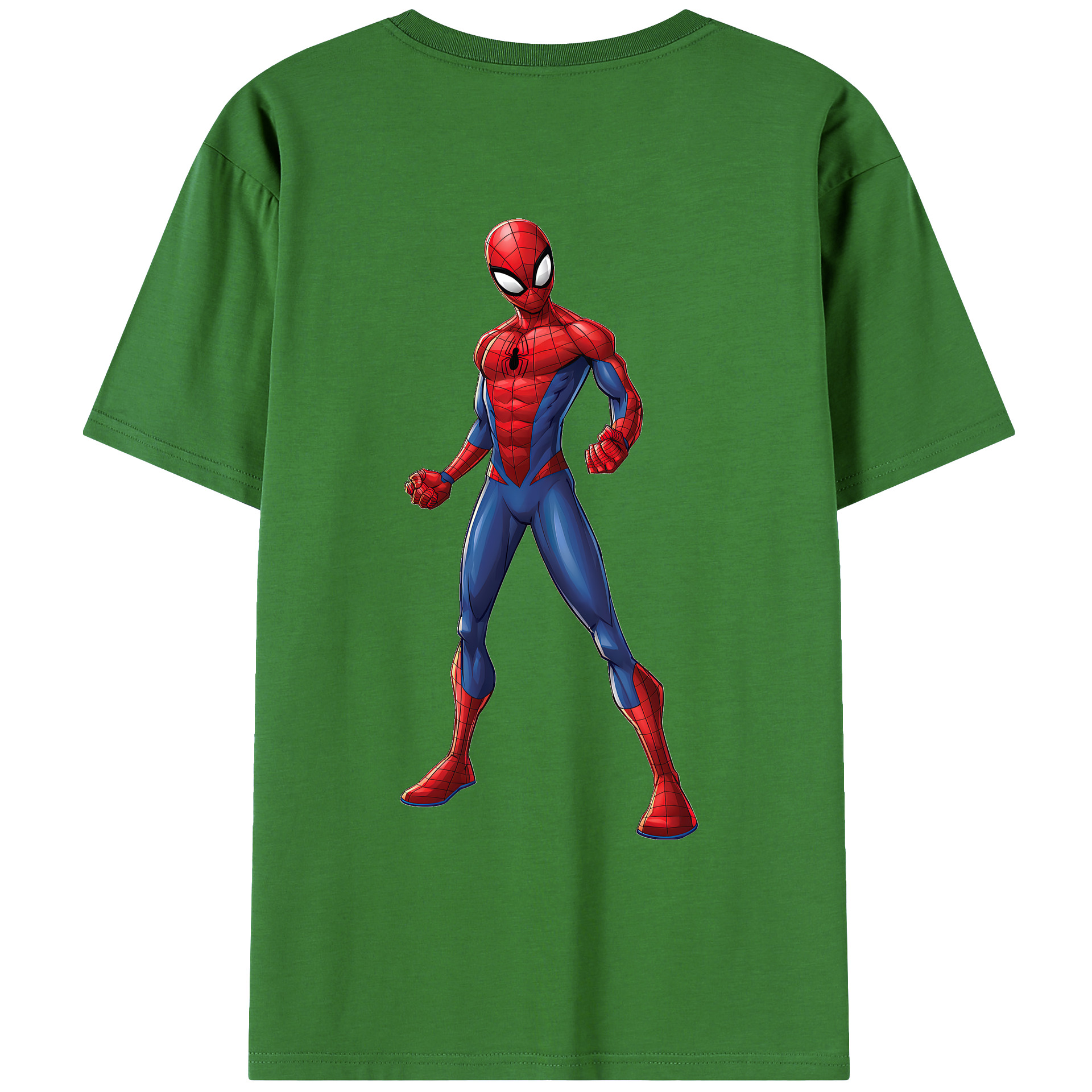 （画像用） Spider Man スパイダーマン レディース半袖Tシャツ(バックプリント)